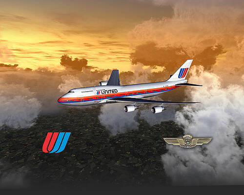 B747 with Wings by Mike Ray B747 with Wings by Mike Ray