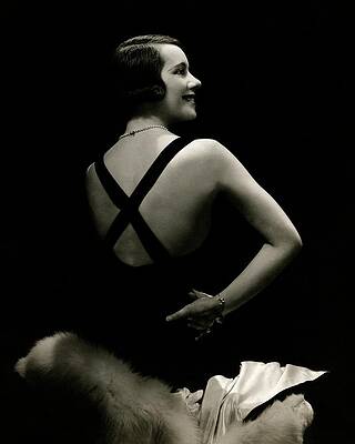 Wall Art - Photograph - Back View Portrait Of Lily Pons by Edward Steichen