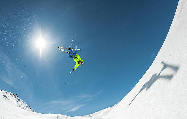 Wall Art - Photograph - Backcountry Backflip by Eric Verbiest