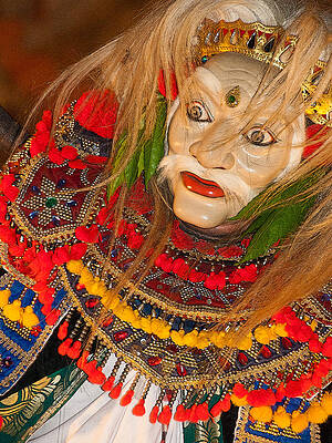 Balinese Masked Dancer by Beverly Hanson Balinese Masked Dancer by Beverly Hanson