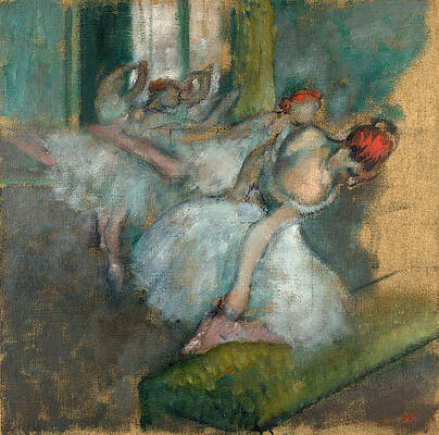 Ballet Dancers Print by Edgar Degas