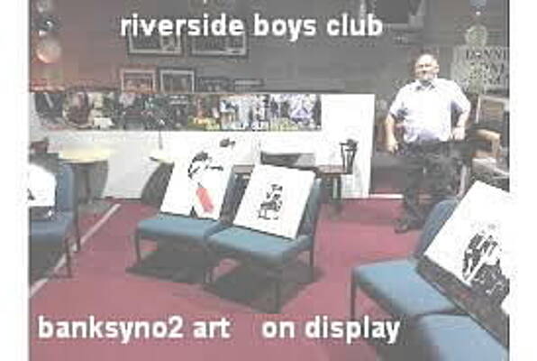 BANKSYNo2 ART ON DISPLAY by GEORGE VERNON