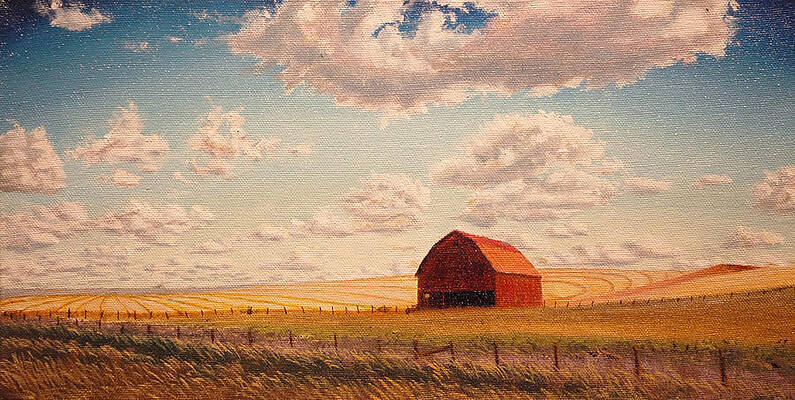Barn near Moscow by Leonard Heid Barn near Moscow by Leonard Heid