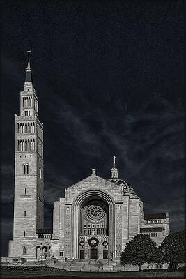 Wall Art - Photograph - Basilica of the Shrine of the Immaculate Conception by Erika Fawcett