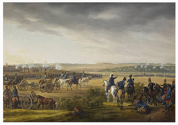 Battle of Moscow on 7 September 1812 Print by Albrecht Adam