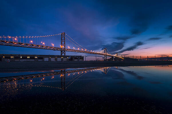 Bay Bridge in San Francisco by Jianghui Zhang