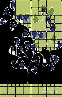 Dark green hanging ivy vines by Joanna Szmerdt