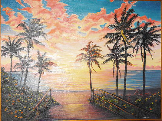 Beach Walk by Michell Givens Beach Walk by Michell Givens