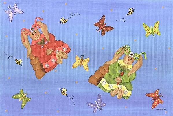 Butterflies and Bunnies by Tracy Campbell Butterflies and Bunnies by Tracy Campbell