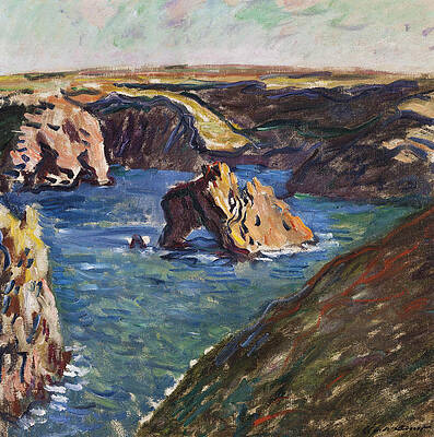 Belle-Ile Print by Claude Monet