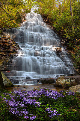 Wall Art - Photograph - Benton Falls in Spring by Debra and Dave Vanderlaan