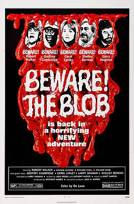 Wall Art - Photograph - Beware The Blob, Aka Son Of Blob, Us by Everett
