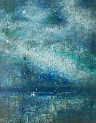 Wall Art - Painting - Beyond The Veil Of Mists by Jane See