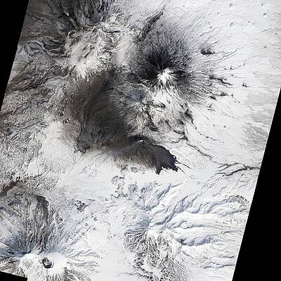 Wall Art - Photograph - Bezymianny Volcano by Science Photo Library