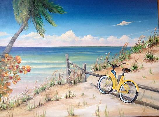 Bicycle Beach by Michell Givens Bicycle Beach by Michell Givens
