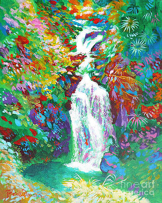Big Island Waterfall by David Friedman