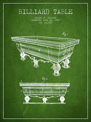 Snooker Table Art Pixels