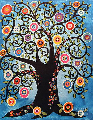 Black Swirl Tree by Karla Gerard