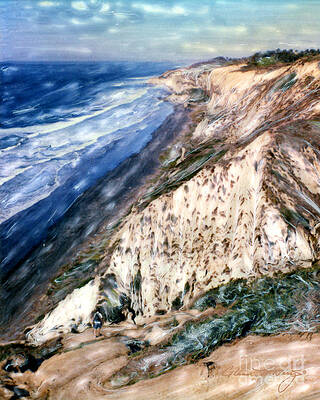 Wall Art - Photograph - Blacks Beach Torrey Pines Cliffs by Glenn McNary