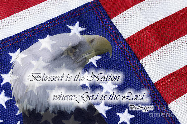 Wall Art - Photograph - Blessed is the nation whose God is the Lord by Jill Lang