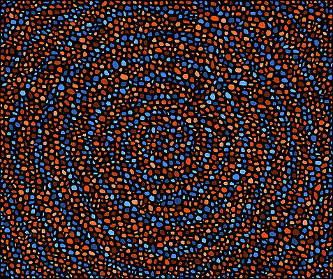 Blue and Orange Circles by Janice Dunbar Blue and Orange Circles by Janice Dunbar