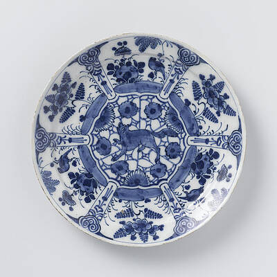 Wall Art - Drawing - Blue And White Delft Pottery by Quint Lox