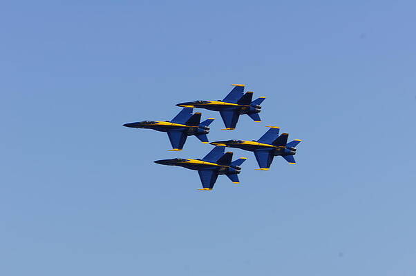 Blue Angels In Flight by Lori Kulpinski Blue Angels In Flight by Lori Kulpinski