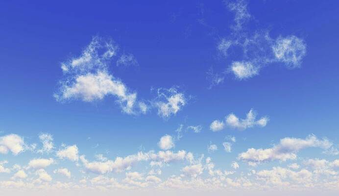 Wall Art - Photograph - Blue Sky With Clouds by Science Photo Library