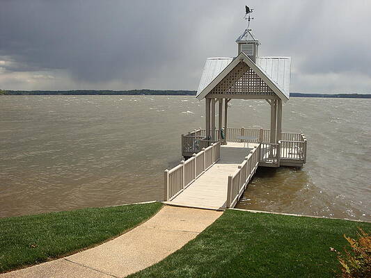 Boat dock Lake Gaston by Bill TALICH Boat dock Lake Gaston by Bill TALICH