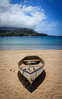 Boat Hanalei Bay by Stephen Kennedy Boat Hanalei Bay by Stephen Kennedy