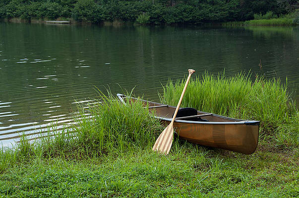 Wall Art - Photograph - Boat with Paddle by Joye Ardyn Durham
