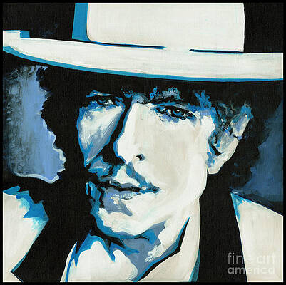 Wall Art - Painting - Bob Dylan by Tanya Filichkin