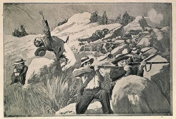 Wall Art - Photograph - Boer Guerrilla Commando Shooting by Everett