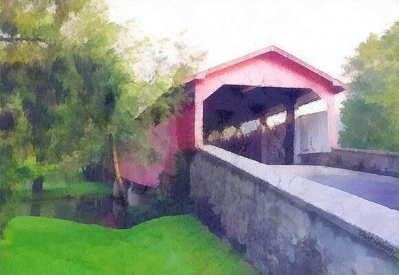 Bogerts covered bridge by Dave Hrusecky
