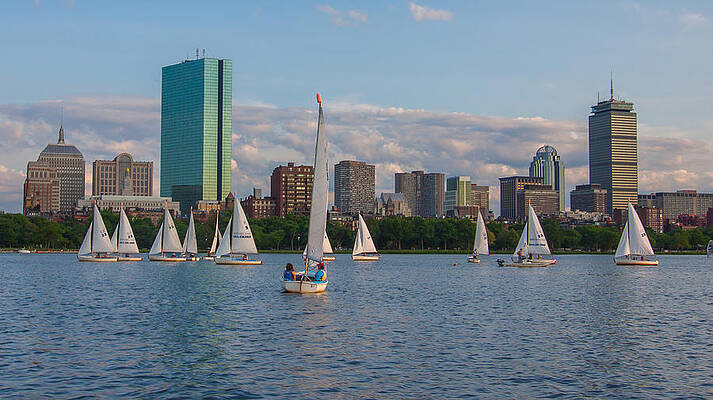 Wall Art - Photograph - Boston from the Charles by Brian MacLean
