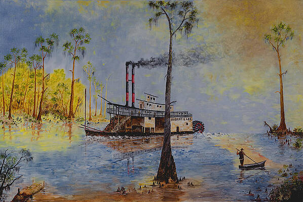 Bound for New Orleans Bayou Saint John Louisiana by RICHARD BARHAM Bound for New Orleans Bayou Saint John Louisiana by RICHARD BARHAM