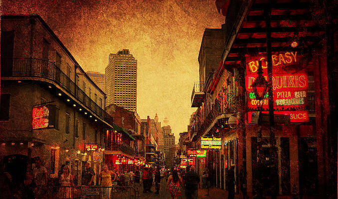 Bourbon Street Grunge by Judy Hall-Folde Bourbon Street Grunge by Judy Hall-Folde