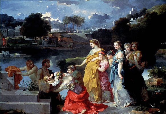 Wall Art - Painting - Bourdon Finding Of Moses by Granger