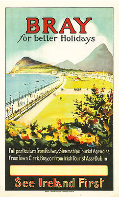 Nature Digital Art - Bray Ireland by Georgia Clare