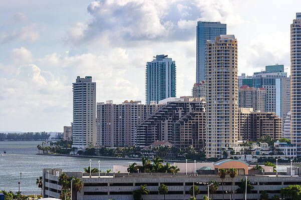 Wall Art - Photograph - Brickell Key in the Afternoon by Ed Gleichman