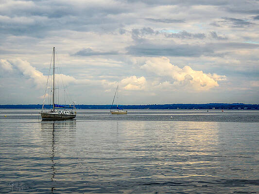 Wall Art - Photograph - Bright clouds in the Mist by Glenn Feron