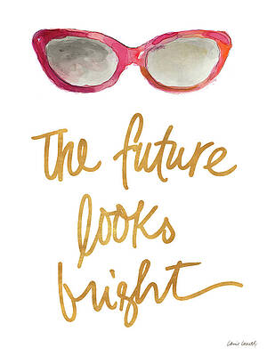 Wall Art - Painting - Bright Future Shades Red by Lanie Loreth