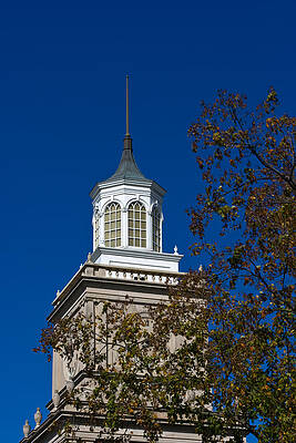 Wall Art - Photograph - Browning Administration Building Tower by Ed Gleichman