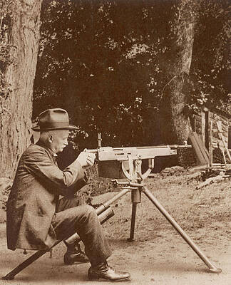 Browning American Inventor John Moses by Mary Evans Picture Library