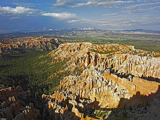 Wall Art - Photograph - Bryce Canyon Np From Bryce Point Utah by Tim Fitzharris