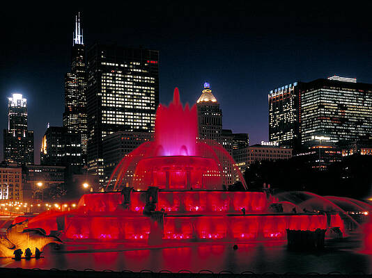 Buckingham Fountain in Chicago 4 by Thomas Firak Buckingham Fountain in Chicago 4 by Thomas Firak