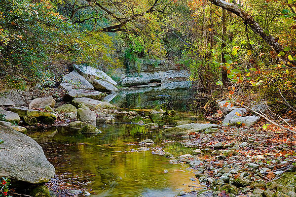 Wall Art - Photograph - Bull Creek In The Fall by Mark Weaver