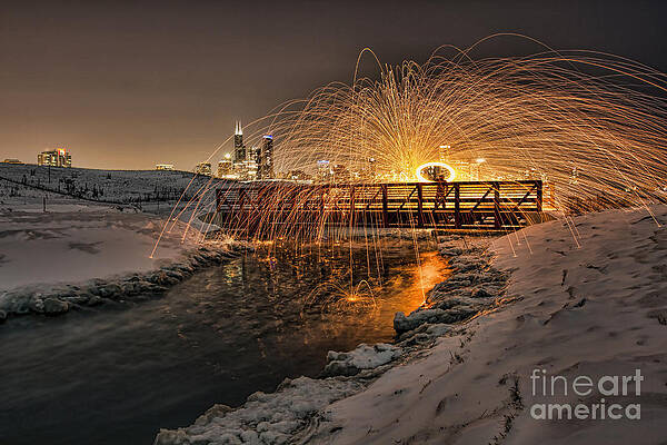  Photograph - Burning Bridges Pt2 by Steven K Sembach 