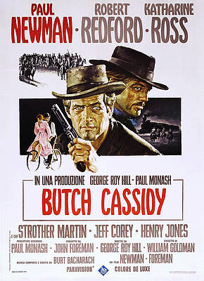 Wall Art - Photograph - Butch Cassidy And The Sundance Kid, L-r by Everett