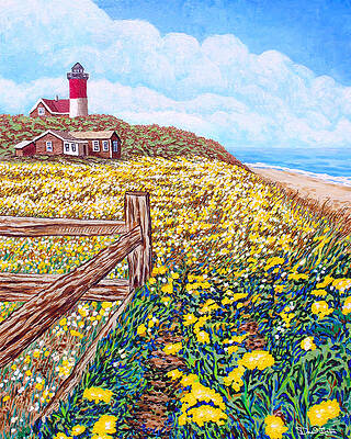 Wall Art - Painting - Buttercups and Daisy's by David Linton